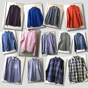 Lot of Mens Button Down Dress Shirts 22 pcs.